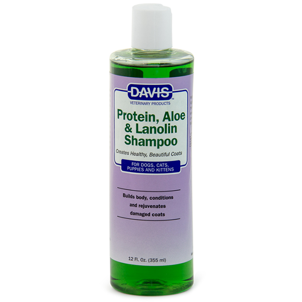 Davis Protein & Aloe & Lanolin Shampoo ДЕВІС ПРОТЕЇН АЛОЕ ЛАНОЛІН шампунь для собак і котів, концентрат фото 1