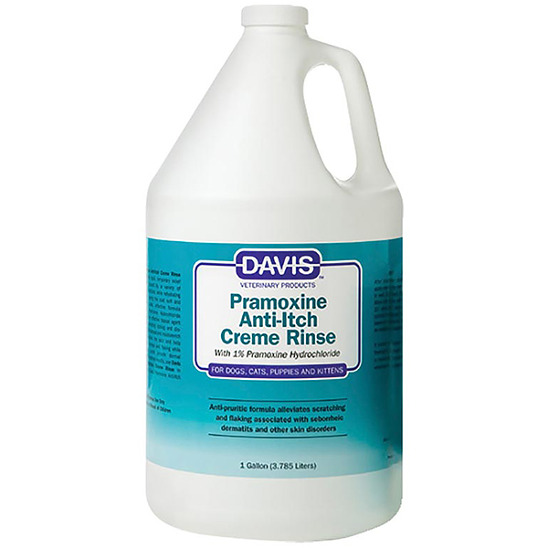 Davis Pramoxine Anti-Itch Creme Rinse ДЕВІС ПРАМОКСИН КРЕМ РІНЗ дерматокосметичний кондиціонер від свербежу з 1% прамоксину гідрохлоридом для собак і котів