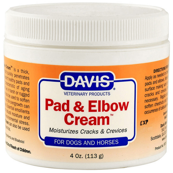 Davis Pad & Elbow Cream ДЕВІС ЗАГОЮВАЛЬНИЙ крем для лап і ліктів собак та коней фото 1