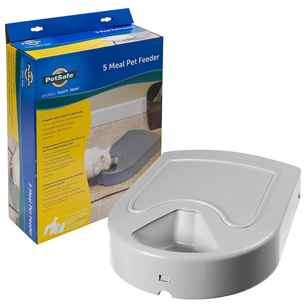 PetSafe Eatwell 5 Meal Pet Feeder ПЕТСЕЙФ ІТВЕЛ автоматична годівниця для котів та собак, таймер, 5 порцій , 39,37 см х 31,24 см х 8,64 см см фото 1