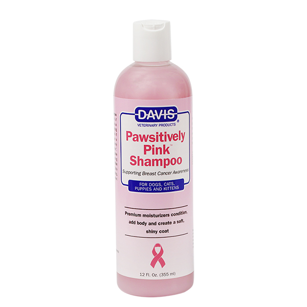 Davis Pawsitively Pink ДЕВІС ПІНК зволожувальний шампунь для собак і котів фото 1