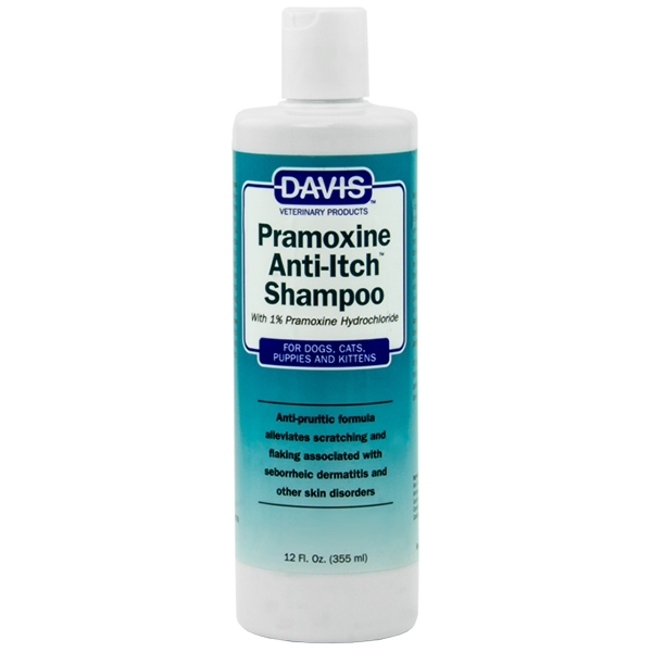 Davis Pramoxine Anti-Itch Shampoo ДЕВІС ПРАМОКСИН дерматокосметичний шампунь від свербежу з 1% прамоксину гідрохлоридом для собак і котів