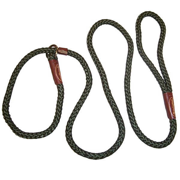 Coastal for Hunting Dogs Braided Rope КОСТАЛ РИВКОВИЙ НАШИЙНИК-ПОВІДЕЦЬ для собак, 1смХ1.8м , Зелений см фото 1
