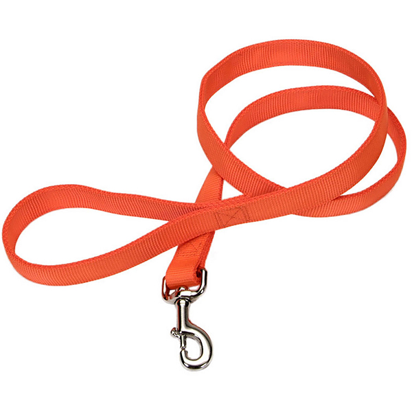 Coastal for Hunting Dogs Double-Ply Leash КОСТАЛ ДАБЛ-ПЛАЙ подвійний світловідбивний повідець для собак , Помаранчевий см., 2,5 см х 1,8 м см фото 1