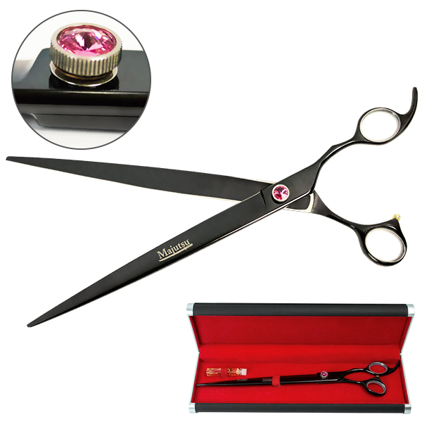 Davis Majutsu Titanium Straight ДЕВІС МАЙЖИТЦУ ТІТАНІУМ прямі ножиці для стрижки собак , 25,4 см см