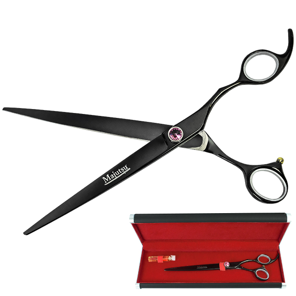 Davis Majutsu Titanium Straight ДЕВІС МАЙЖИТЦУ ТІТАНІУМ прямі ножиці для стрижки собак , 21,6 см см