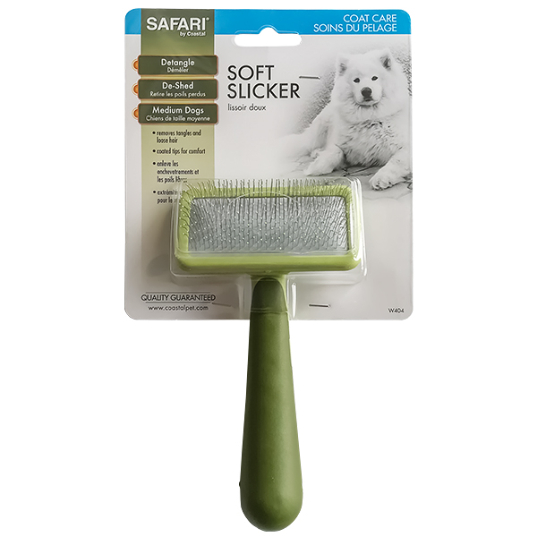 Safari Soft Slicker Brush САФАРІ ПУХОДЕРКА М’ЯКА для собак , 8,9 см х 15,9 см см фото 1