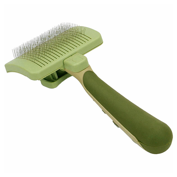 Safari Self-Cleaning Brush САФАРІ ПУХОДЕРКА СЛІКЕР з самоочищенням для собак і котів , S см., 8,5 см х 5,5 см см фото 1