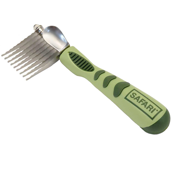 Safari Dematting Comb САФАРІ КОВТУНОРІЗ прямий для собак та котів фото 1
