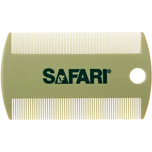 Safari Double-Sided Cat Flea Comb САФАРІ ГРЕБІНЕЦЬ ДВОСТОРОННІЙ ВІД БЛІХ для собак і котів , см фото 1