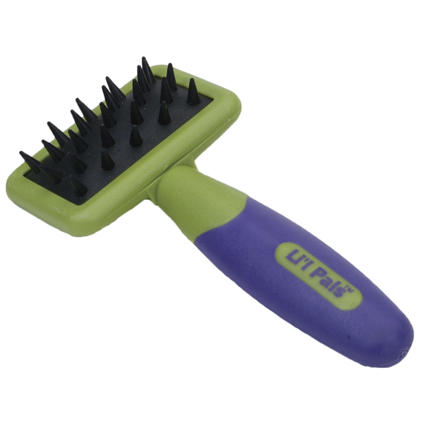 Safari Li`l Pals Massage Brush САФАРІ ЛІТТЛ ПЕЛС ЩІТКА МАСАЖНА для цуценят та собак малих порід фото 1