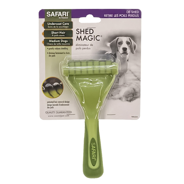 Safari Short Shed Magic САФАРІ ШЕД МЕДЖИК інструмент для короткої шерсті собак, що линяють , M см фото 1