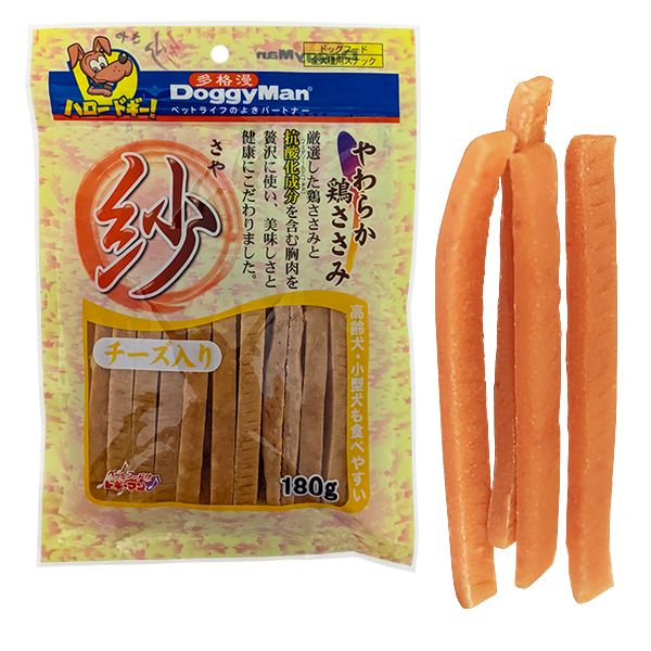 DoggyMan Soft Chicken Strip Cheese ДОГГІМЕН КУРЯЧІ ПАЛИЧКИ З СИРОМ ласощі для собак фото 1