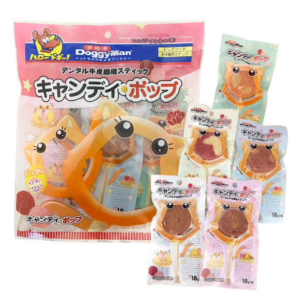 DoggyMan Delicious Lollipop ДОГГІМЕН ЧУПА-ЧУПС ЯЛОВИЧИНА, КАЧКА, ЛОСОСЬ, ЯГНЯ, КУРКА ласощі для собак , 5 од см фото 1