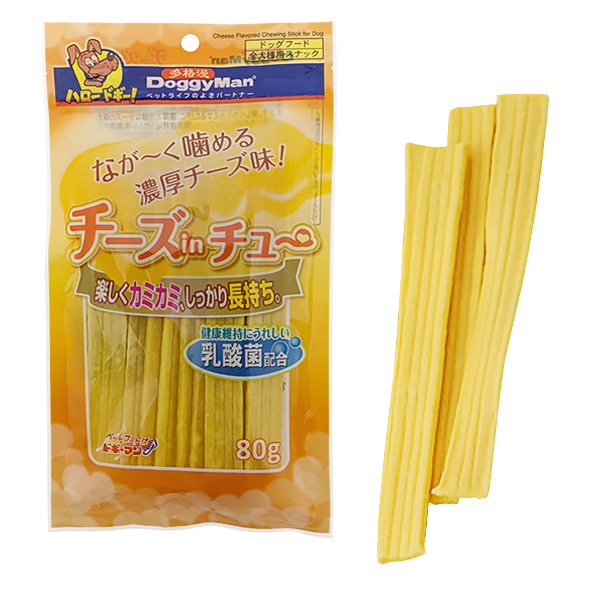 DoggyMan Cheese Chewing Stick ДОГГІМЕН ПАЛИЧКИ З СИРОМ жувальні ласощі для собак, М , M кг фото 1