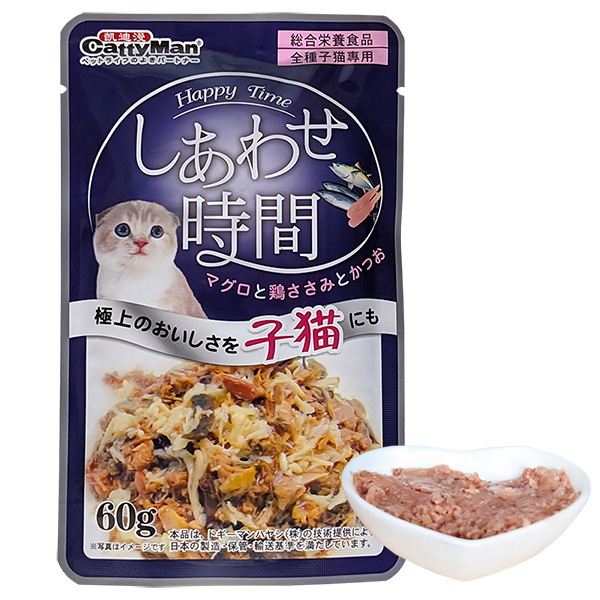 CattyMan Fish Feast for Kittens КЕТТІМЕН ДЛЯ КОШЕНЯТ ТУНЕЦЬ ІЗ МАКРЕЛЛЮ в желе вологий корм, консерви для кошенят, пауч