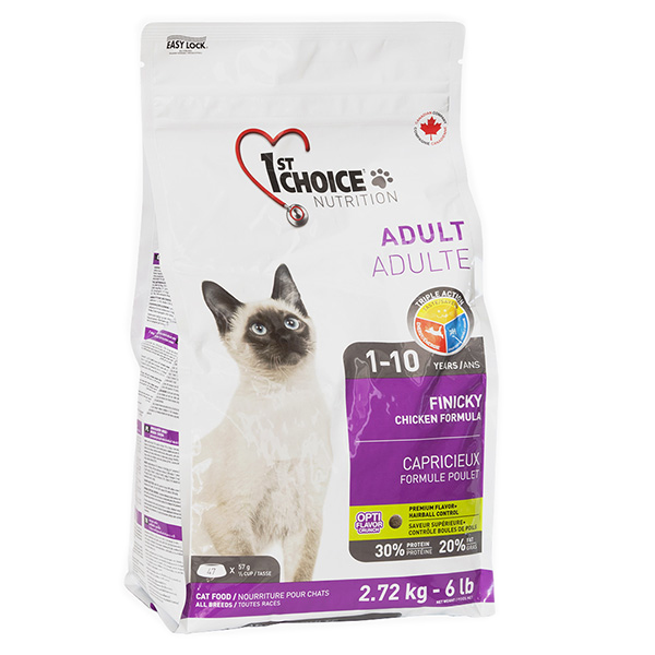 1st Choice Adult Finicky Chicken ФЕСТ ЧОЙС ФІНІКИ КУРКА сухий суперпреміум корм для котів вибагливих та активних , см фото 1