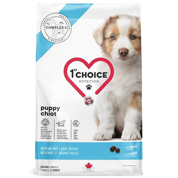 1st Choice Puppy Medium and Large ФЕСТ ЧОЙС ЦУЦЕНЯ СЕРЕДНІХ ВЕЛИКИХ сухий суперпреміум корм для цуценят середніх і великих порід , см
