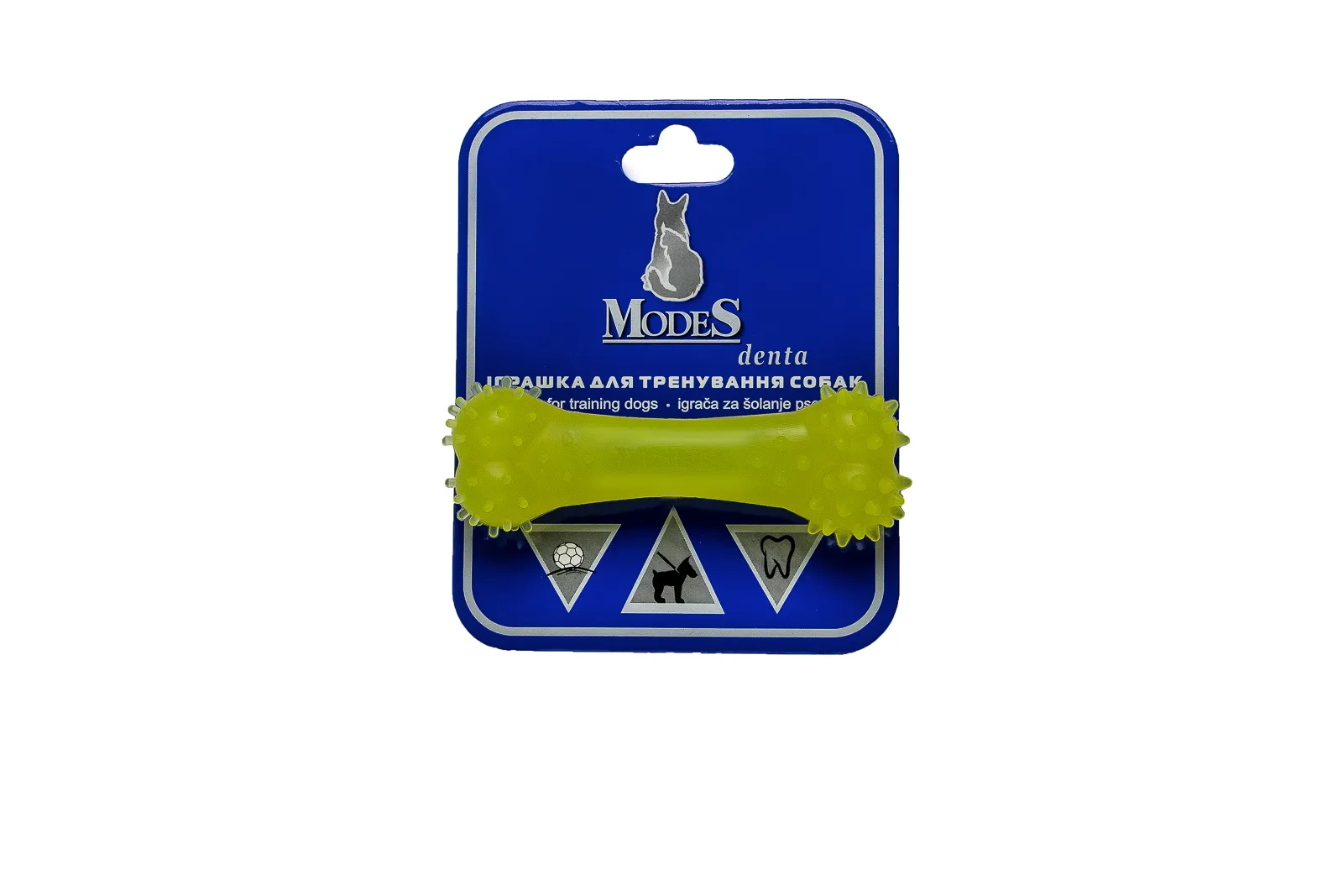 Кістка жовта розмір XS-8см, Дента Denta іграшка для собак MODES фото 1