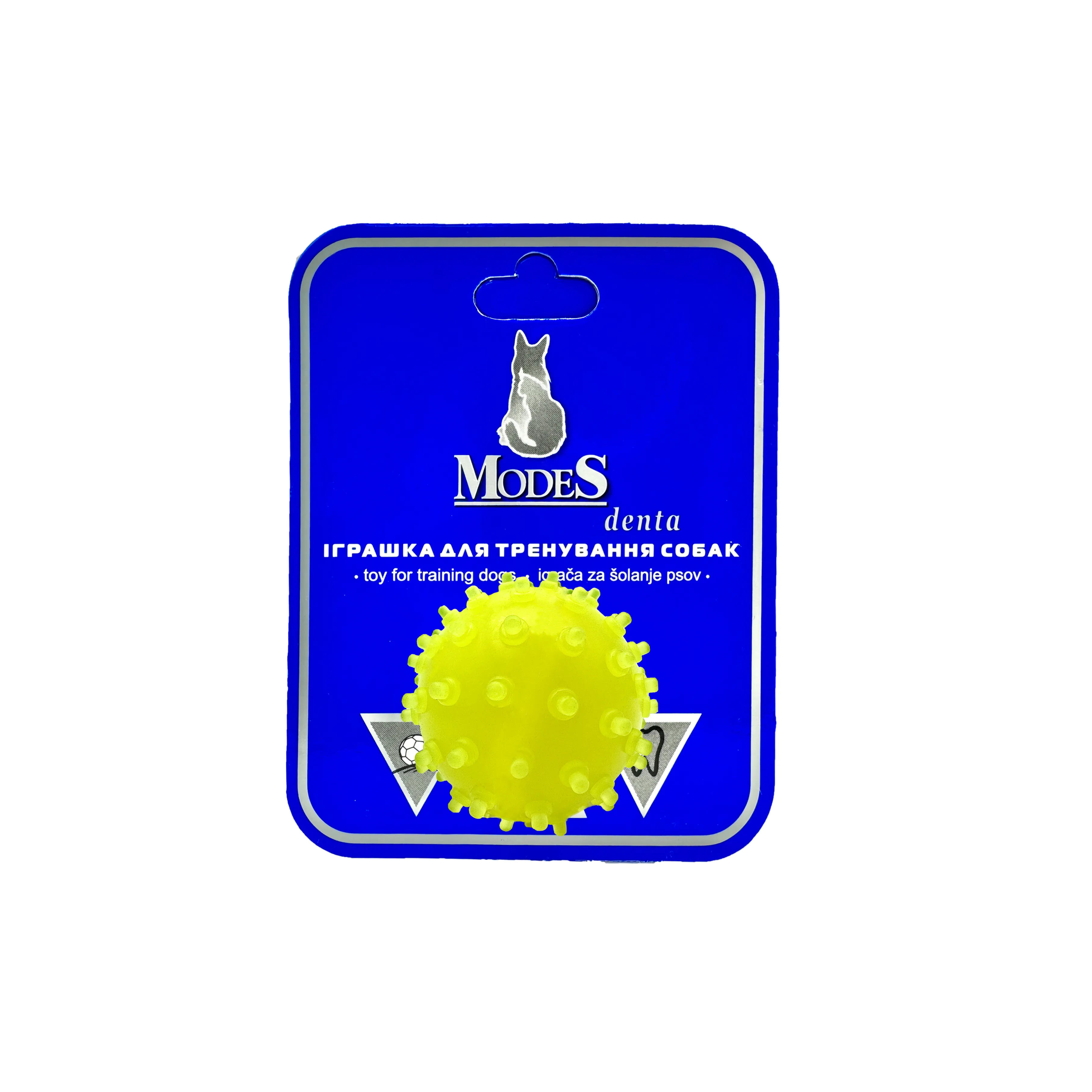 М'яч Міна жовтий розмір XS-4 см, Дента Denta іграшка для собак MODES фото 1