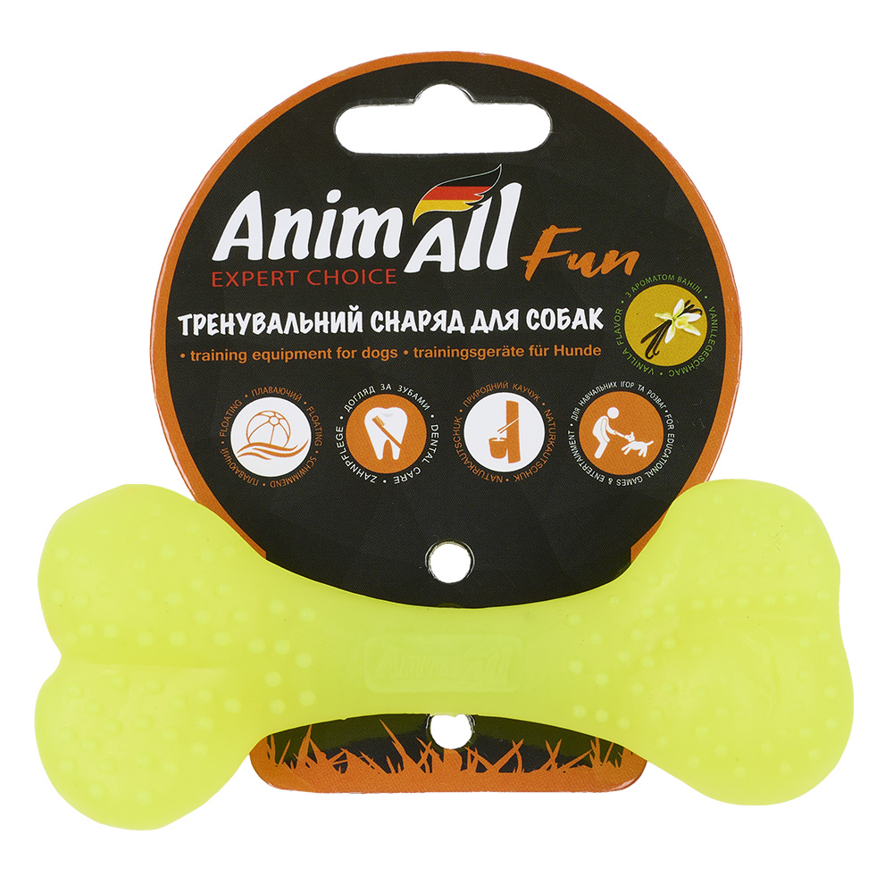 AnimAll Фан 88111 кістка 12 см жовта фото 1