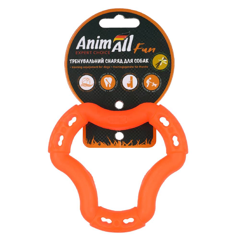 AnimAll Фан 88202 Кільце 6 сторін 12 см помаранчеве фото 1