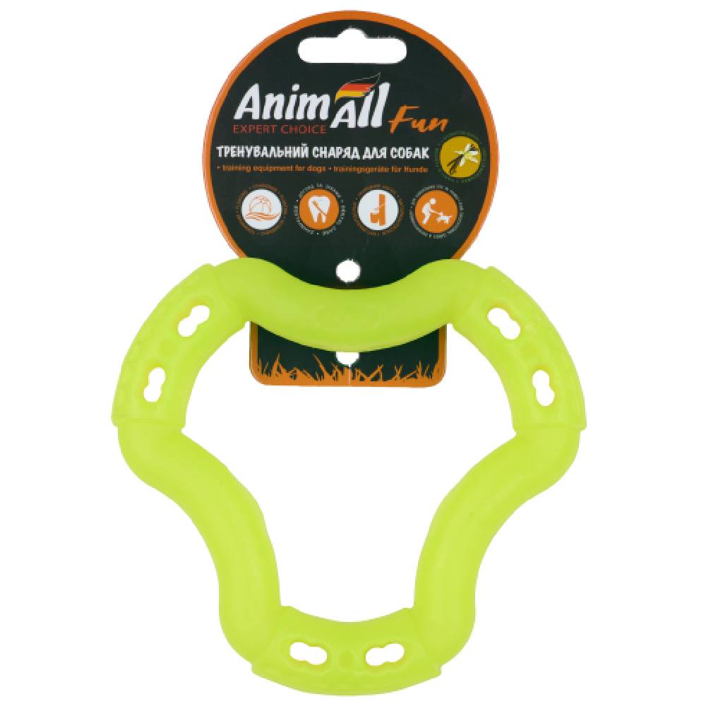 AnimAll Фан 88211 кільце 6 сторін 15 см жовте