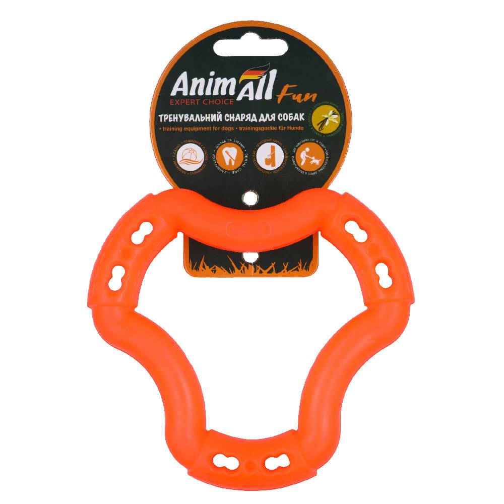 AnimAll Фан 88212 Кільце 6 сторін 15 см помаранчеве