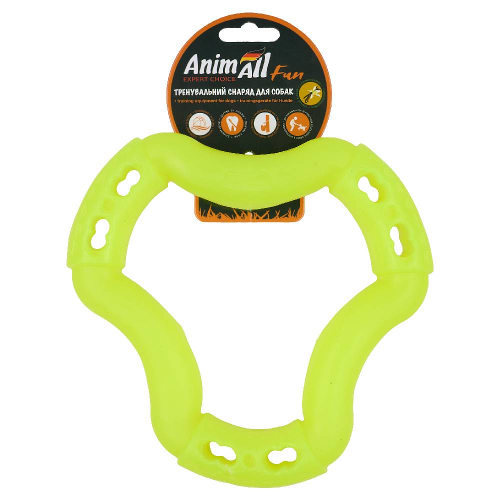 AnimAll Фан 88221 кільце 6 сторін 20 см жовте