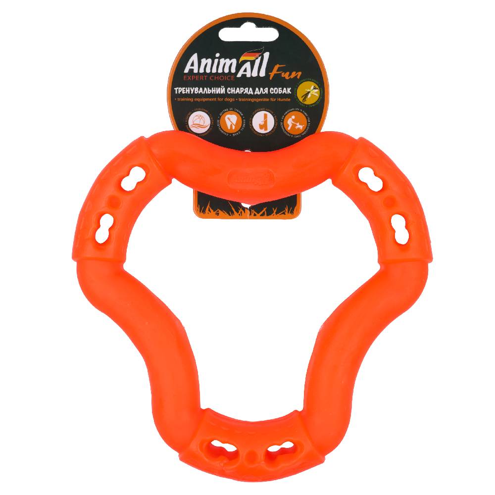 AnimAll Фан 88222 Кільце 6 сторін 20 см помаранчеве фото 1