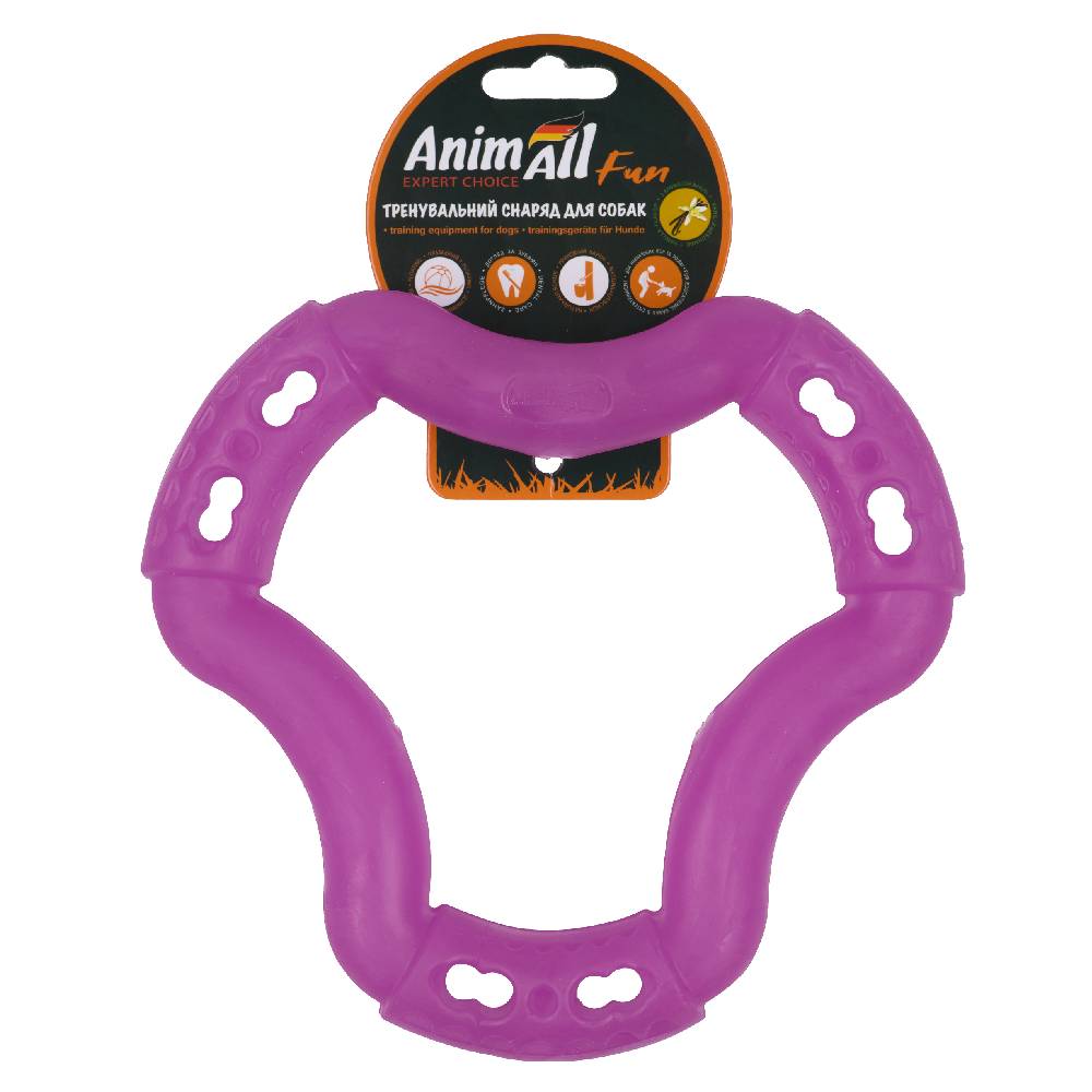 AnimAll Фан 88224 кільце 6 сторін 20 см фіолетове