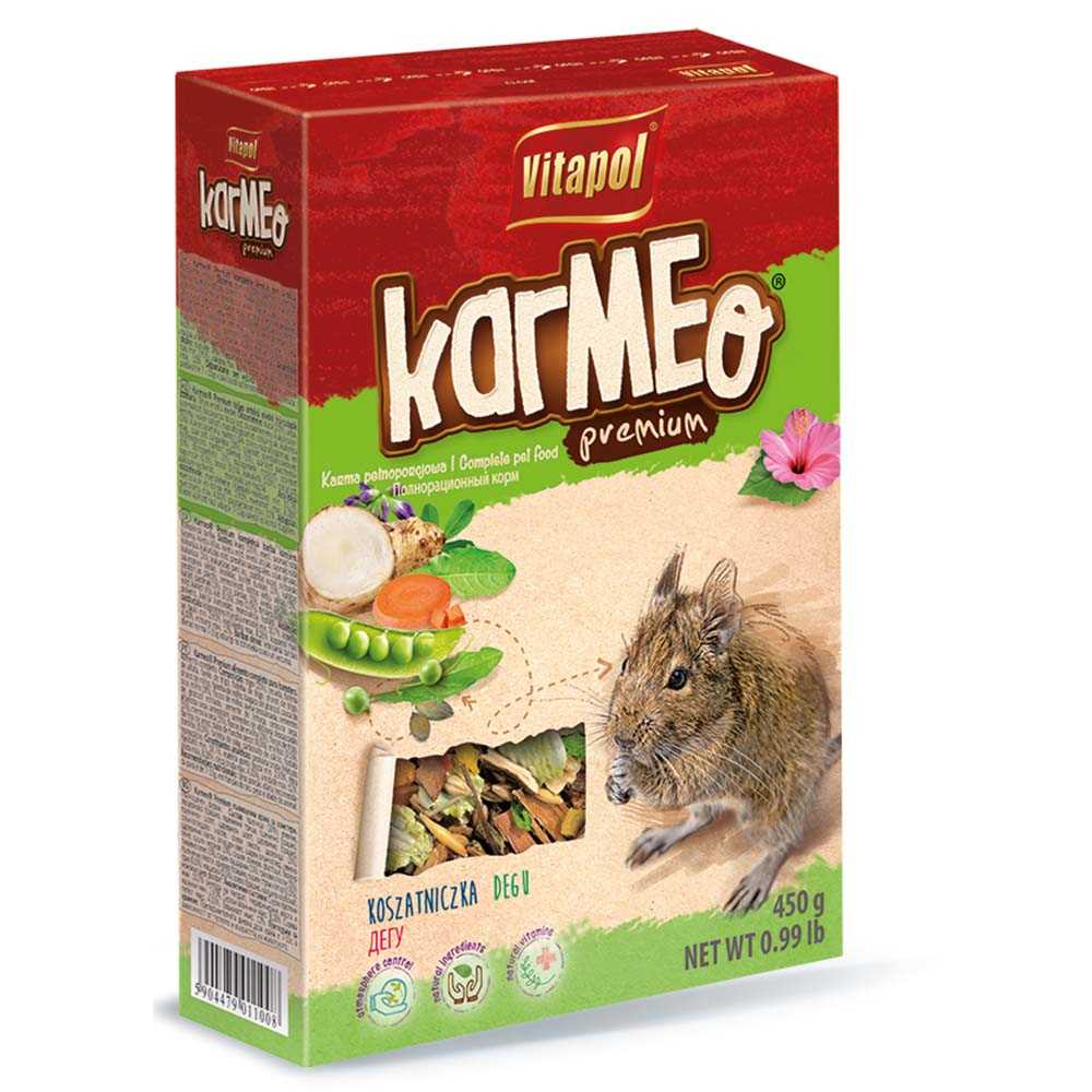 ВІТАПУЛ корм KARMEO премiум д Дегу , 1700К фото 1
