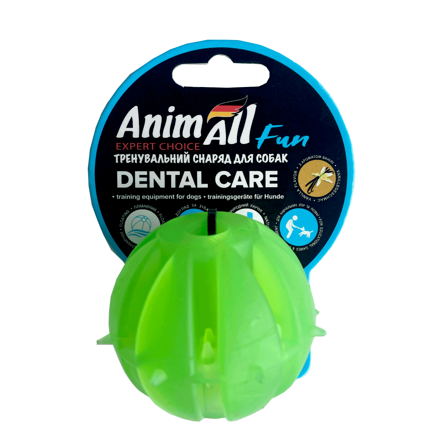 AnimAll Фан 88235 м'яч смаколик 5 см зелений фото 1