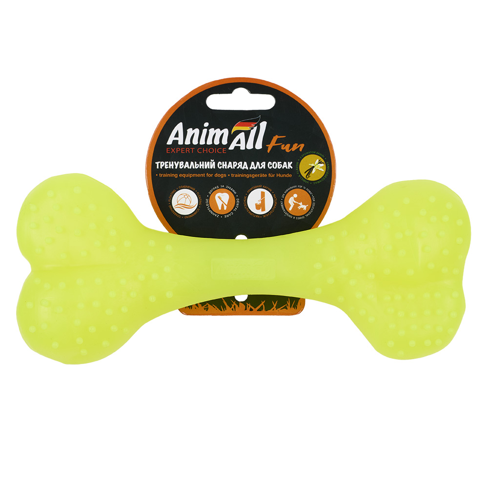 AnimAll Фан 88126 кістка 25 см жовта фото 1