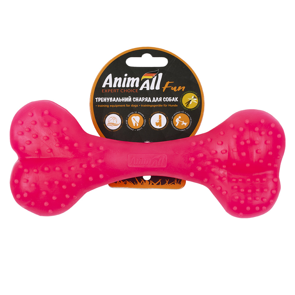 AnimAll Фан 88128 кістка 25 см коралова фото 1