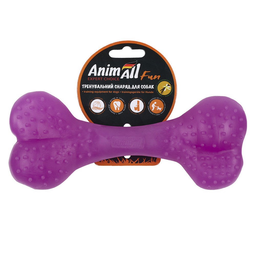 AnimAll Фан 88129 кістка 25 см фіолетова фото 1