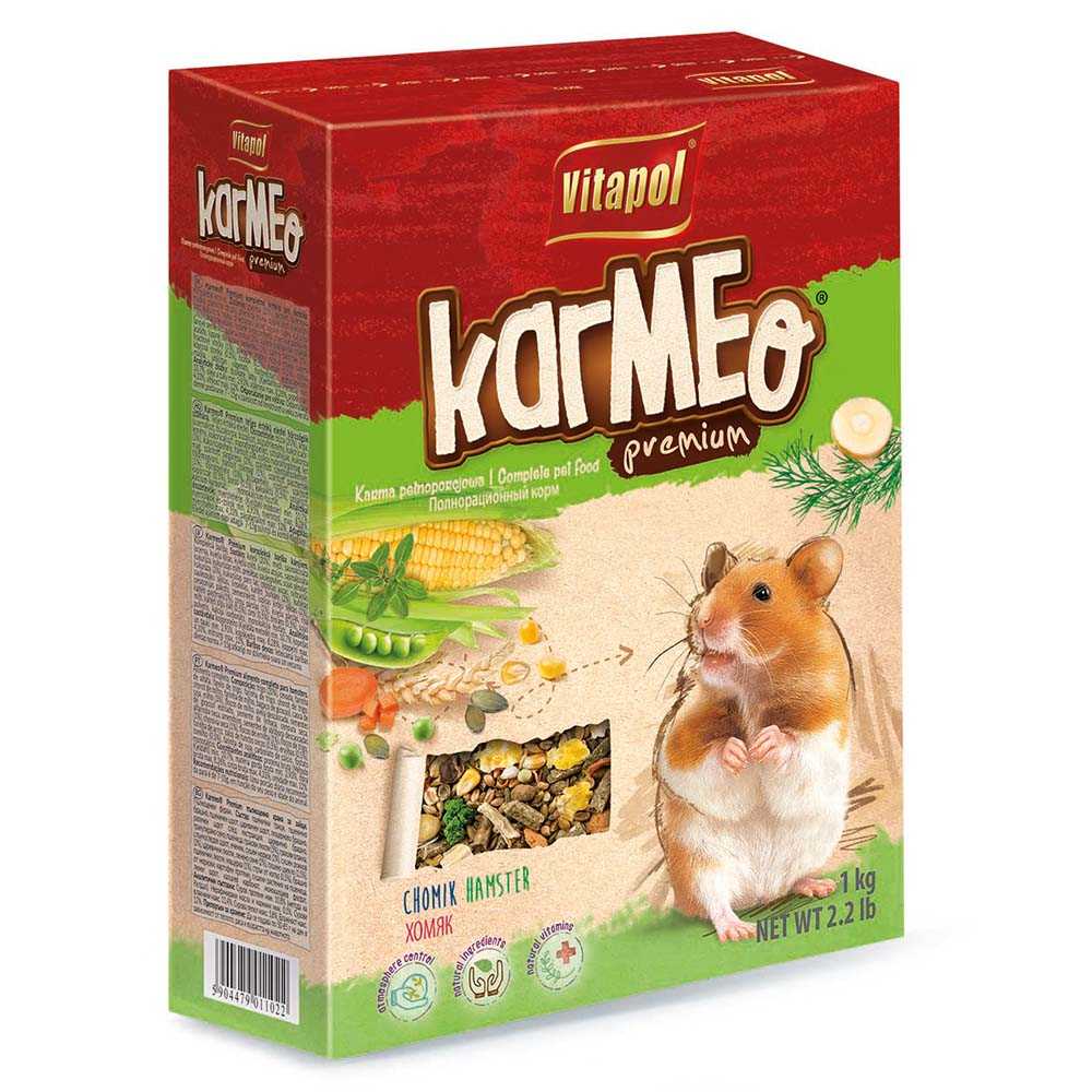 ВІТАПУЛ корм KARMEO преміум д хом'яків , 1102К