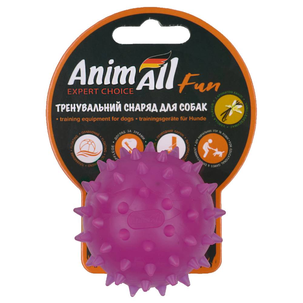 AnimAll Фан м'яч каштан 7 см фіолетовий фото 1