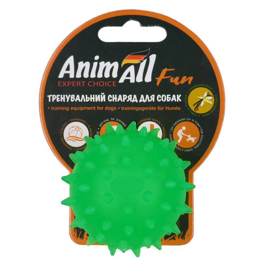 AnimAll Фан м'яч каштан 7 см зелений фото 1