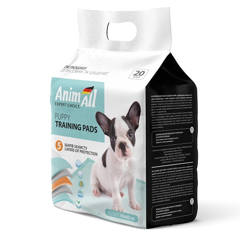 Пелюшки AnimAll 60х60 см 20штук фото 1