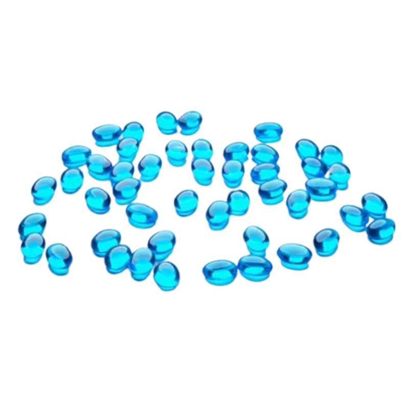 декор акваріумний Кольорові камінці MagicBeans MB50В блакитний