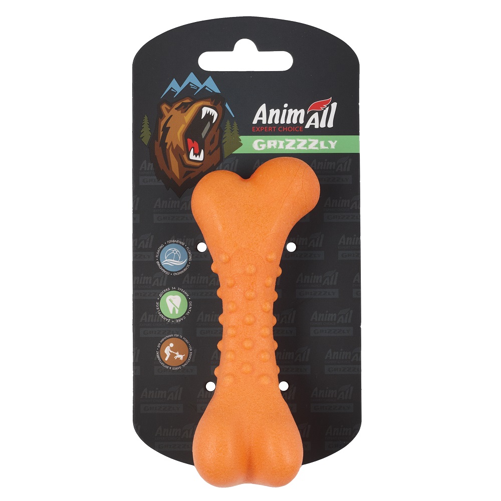 AGrizZzly 9635 Іграшка кістка, orange