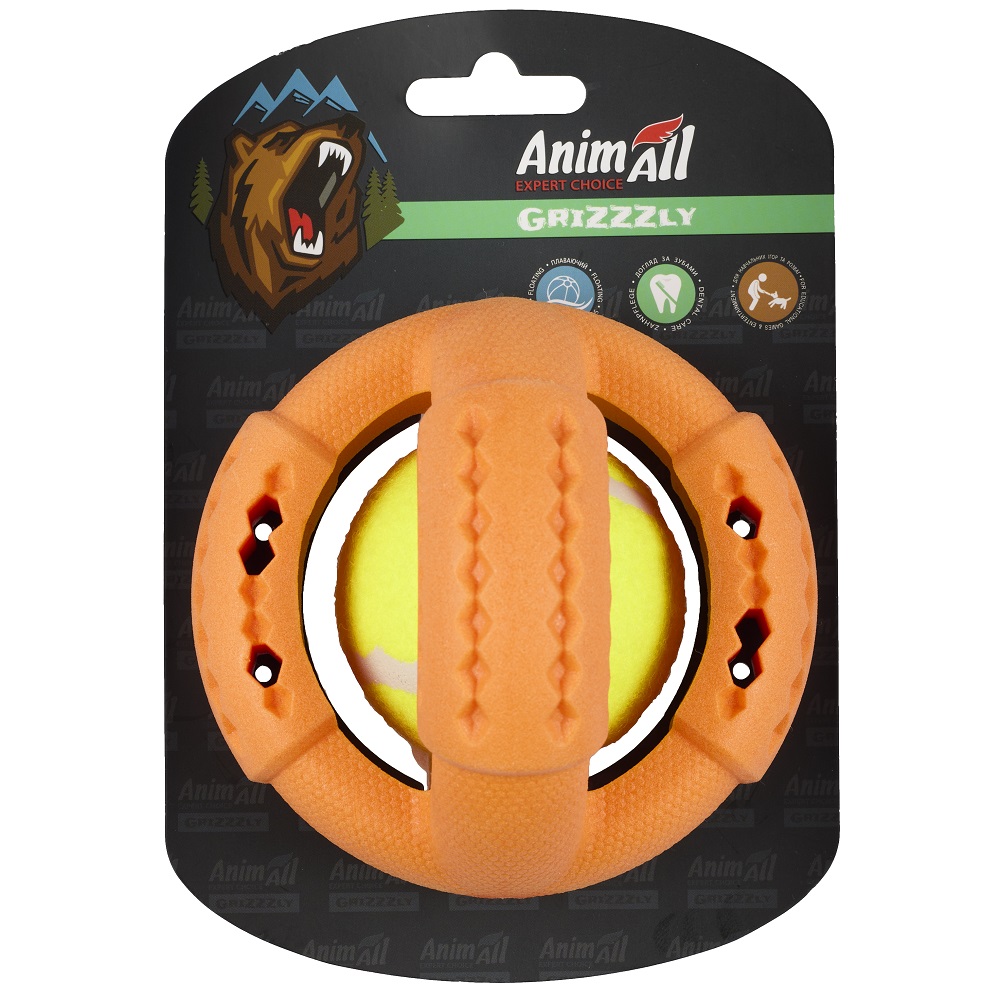 AGrizZzly 9536 Іграшка тенісний м'яч L, orange
