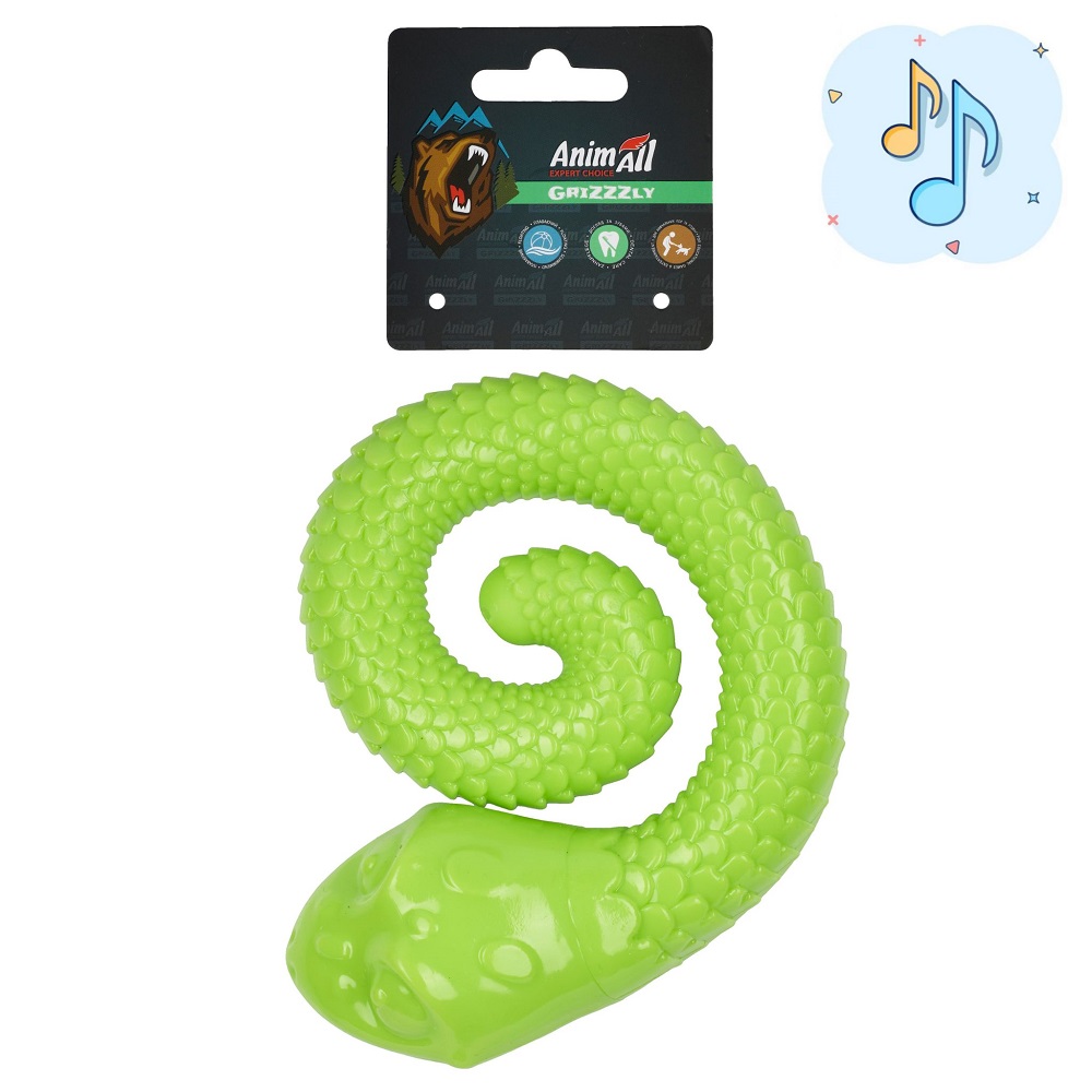 AGrizZzly 9895 Іграшка змійка, green