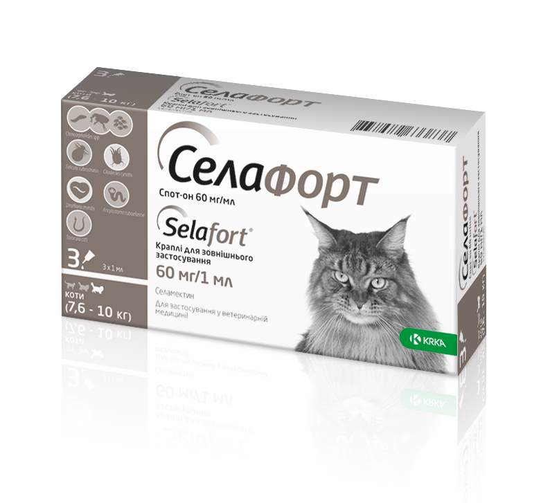 Селафорт спот он, розч. 60мг фото 1