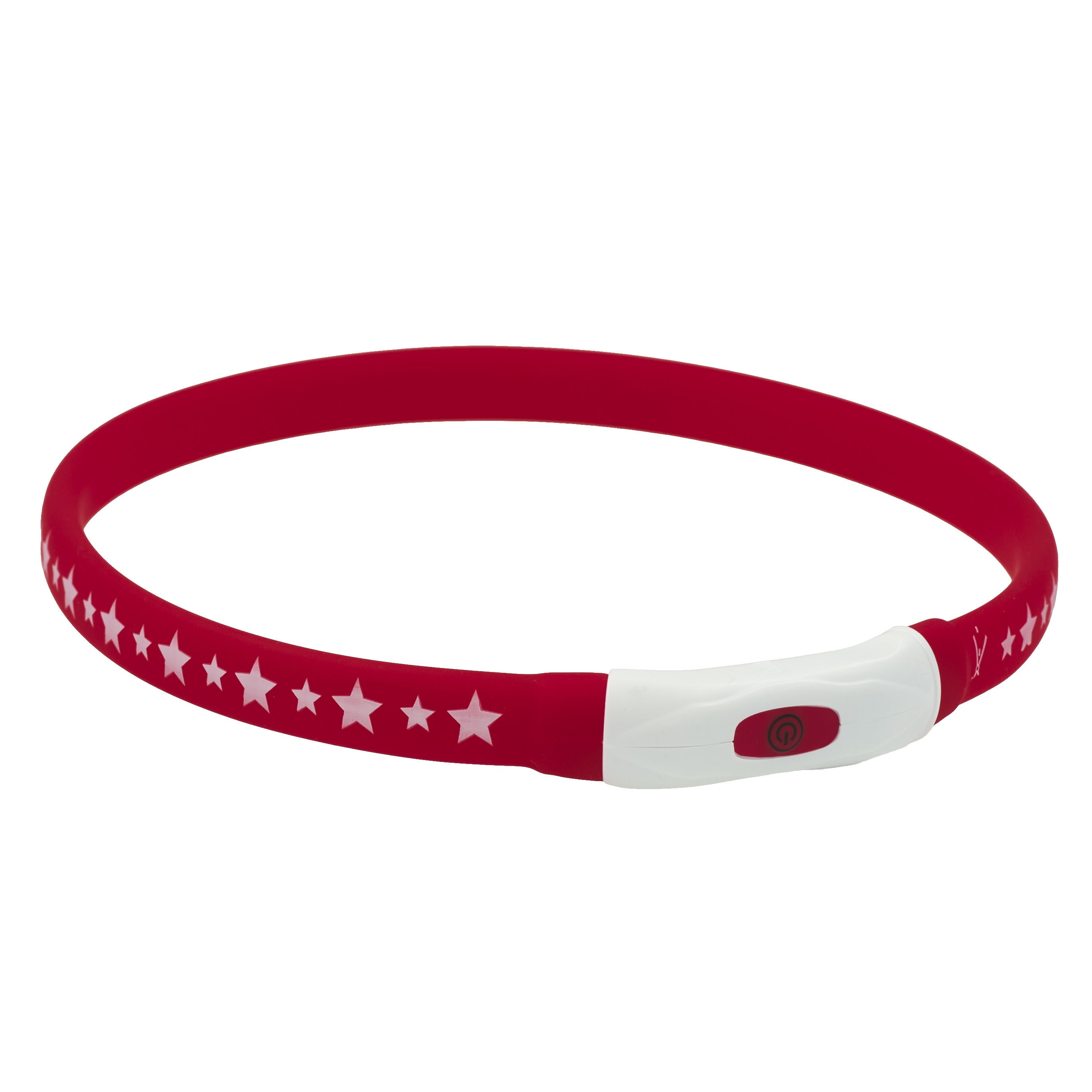 AnimAll 0174 нашийник LED-М 55 см червоний з підзарядкою USB