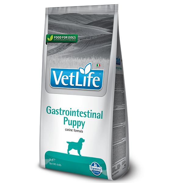 Фарміна дог сух Vet Life Gastrointestinal Puppy дієт. харчування для цуценят, при захворюванні ШКТ фото 1