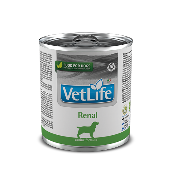 Фарміна дог волог Vet Life Renal дієт. харчування, для підтримки функції нирок фото 1