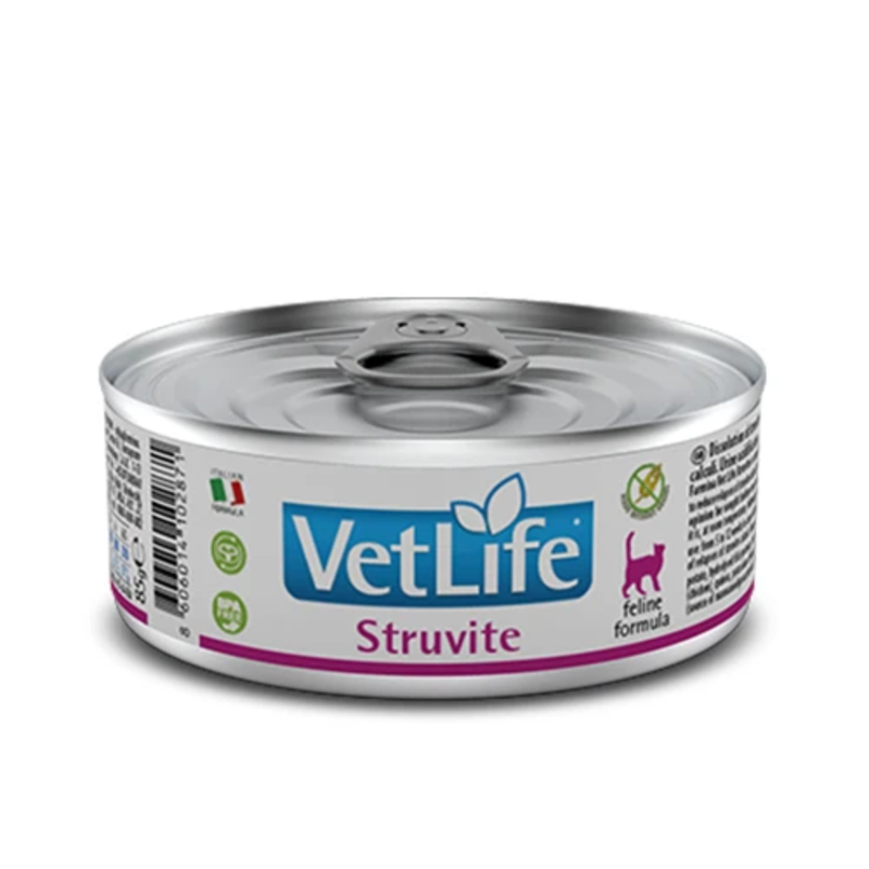 Фарміна кет волог Vet Life Struvite дієт. харчування, для розчинення струвітних уролітів фото 1