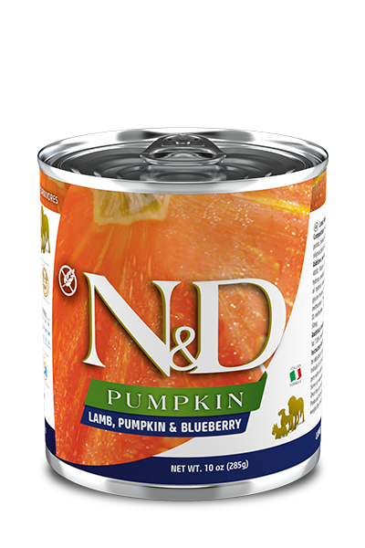 Фарміна дог волог N&D Grain Free PUMPKIN LAMB ADULT ALL BREEDS з гарбузом, ягням, чорницею фото 1